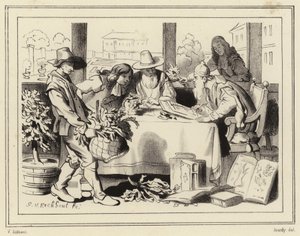 Botanistes au travail - Gerbrand van den Eeckhout